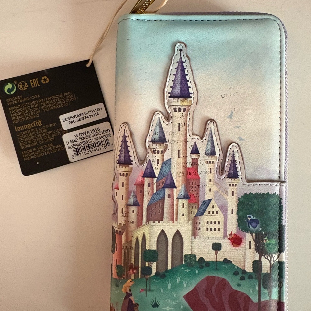 Loungefly Disney Princess Sleeping Beauty Zip Around Wallet – NWT